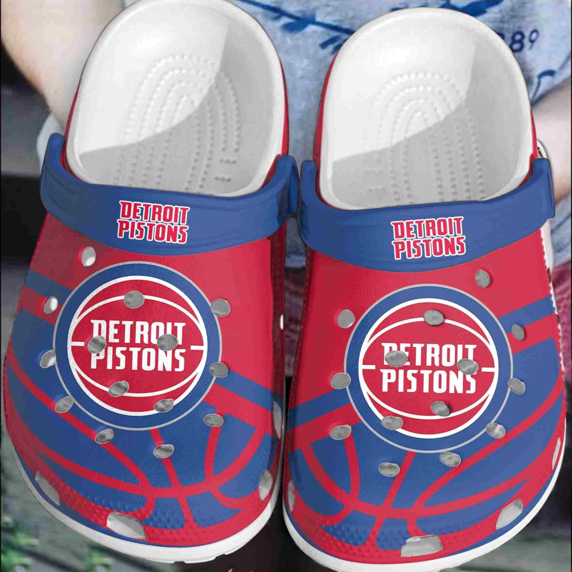 footwearmerch detroit pitons basketball club crocband shoes clogs comfortable crocs for men women 2nt3c