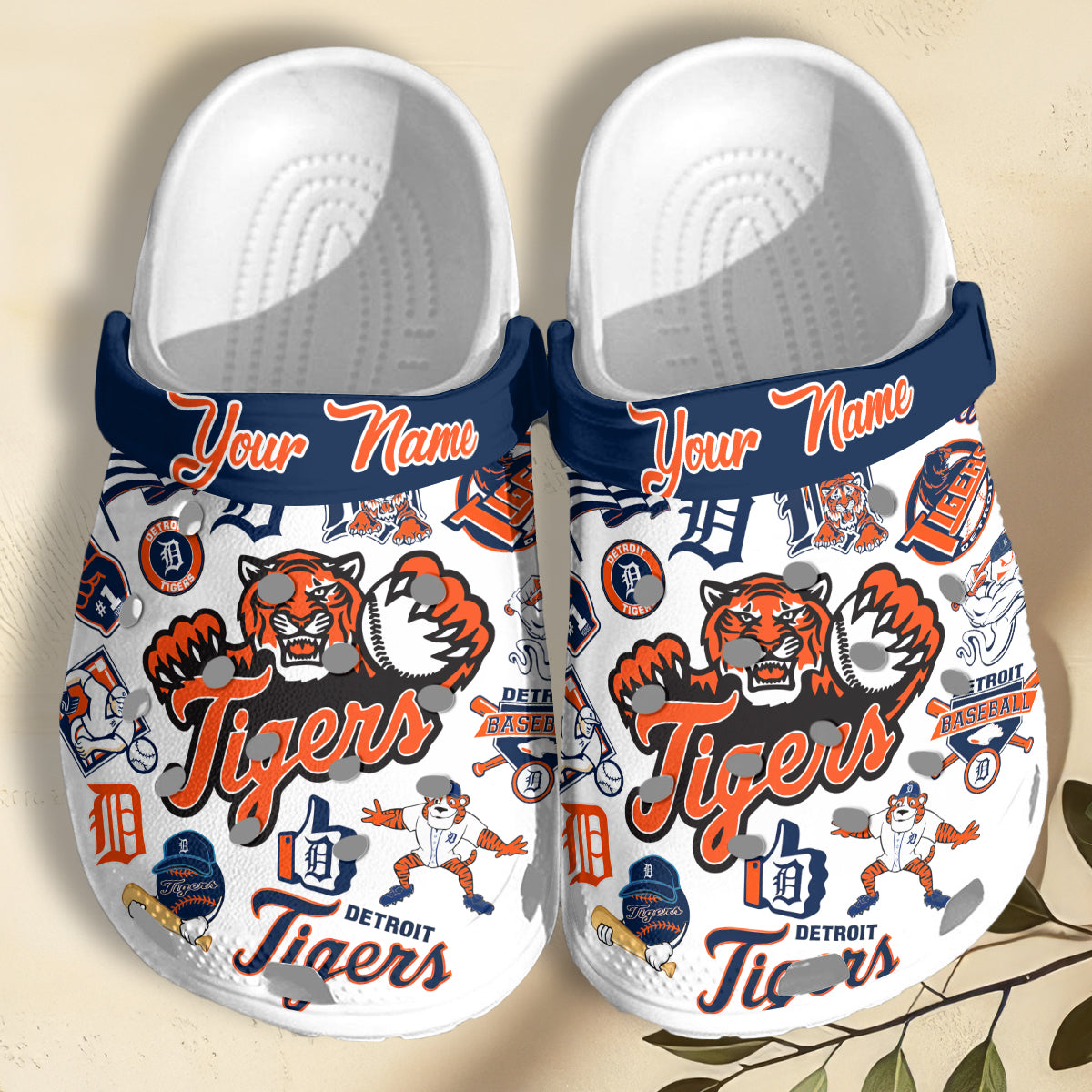 footwearmerch detroit tigers mlb crocs crocband clogs shoes comfortable for men women and kids wzcak