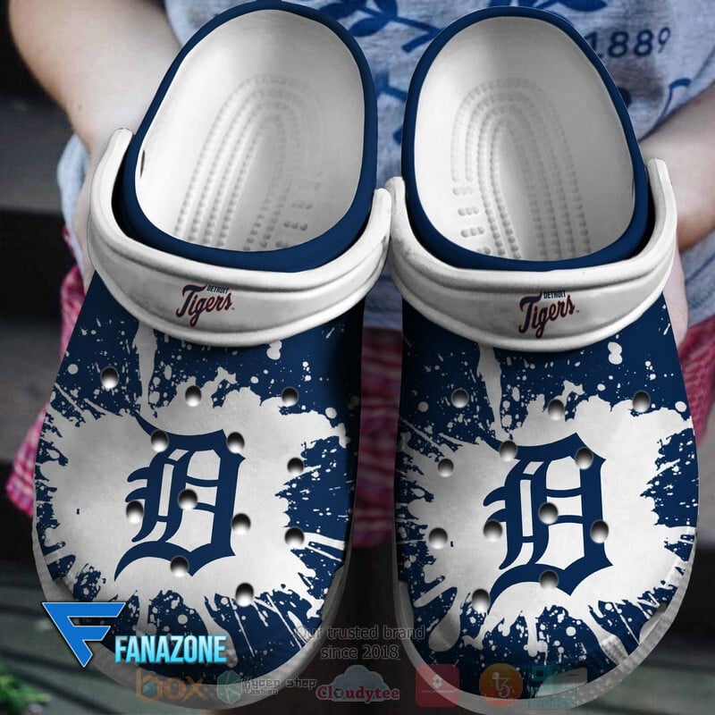 footwearmerch detroit tigers mlb sport crocs clogs crocband shoes comfortable for men women and kids j6f7q