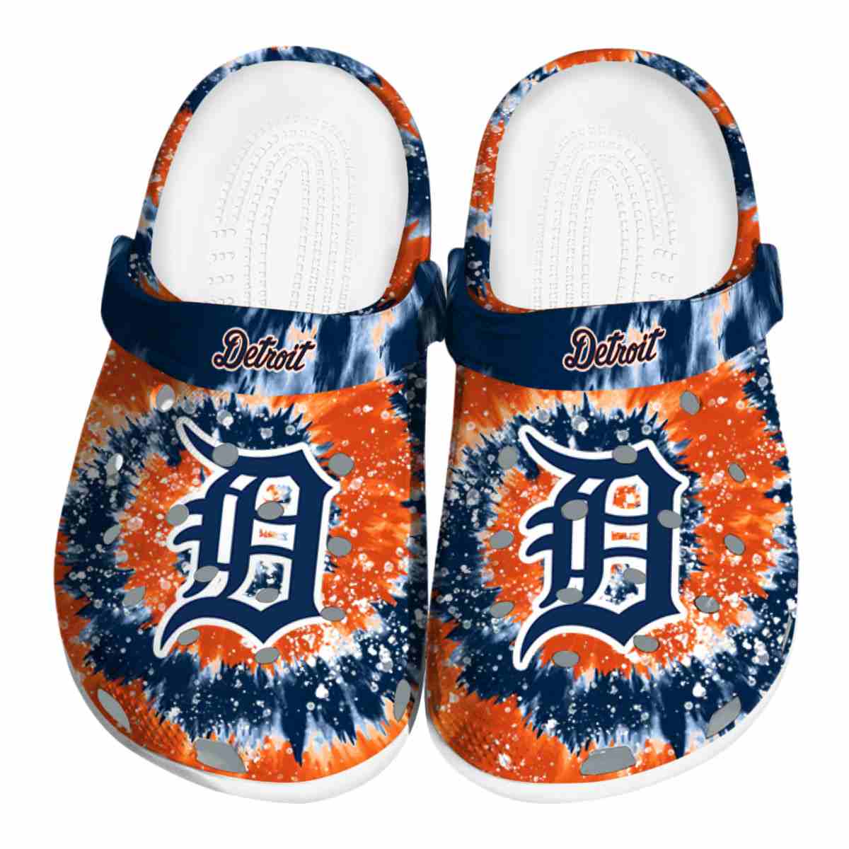 footwearmerch detroit tigers mlb sport crocs crocband clogs shoes comfortable for men women and kids 19pmz