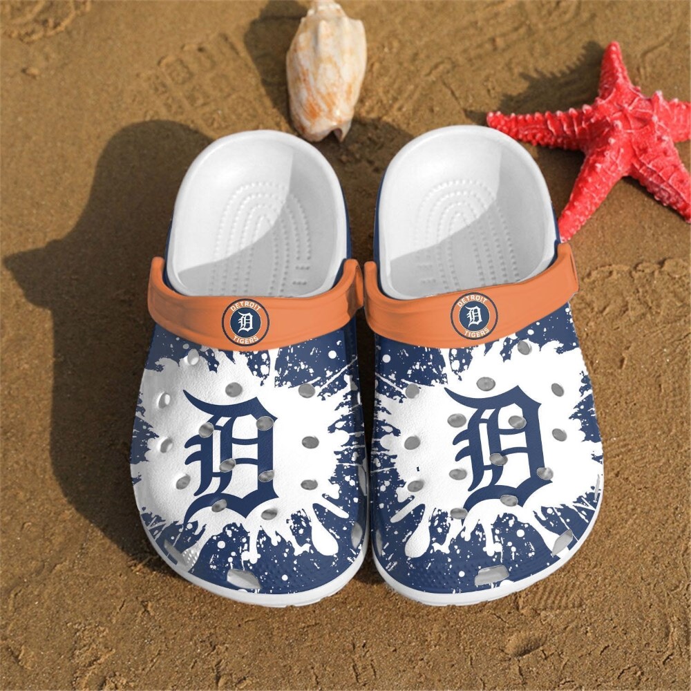 footwearmerch detroit tigers mlb sport crocs crocband clogs shoes comfortable for men women and kids rf17q