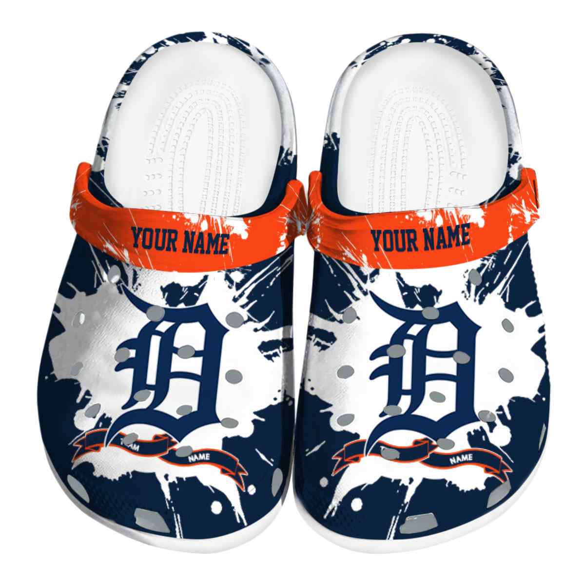 footwearmerch detroit tigers mlb sport crocs crocband clogs shoes comfortable for men women and kids vpav7