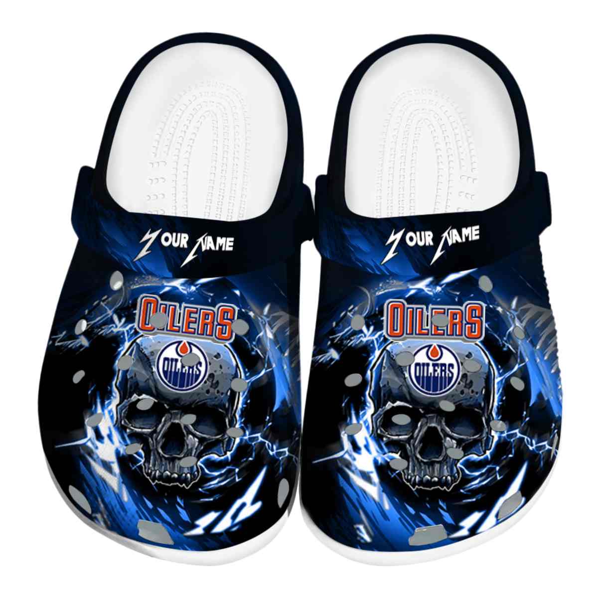 footwearmerch edmonton oilers nhl sport crocs crocband clogs shoes comfortable for men women and kids 4pn8v