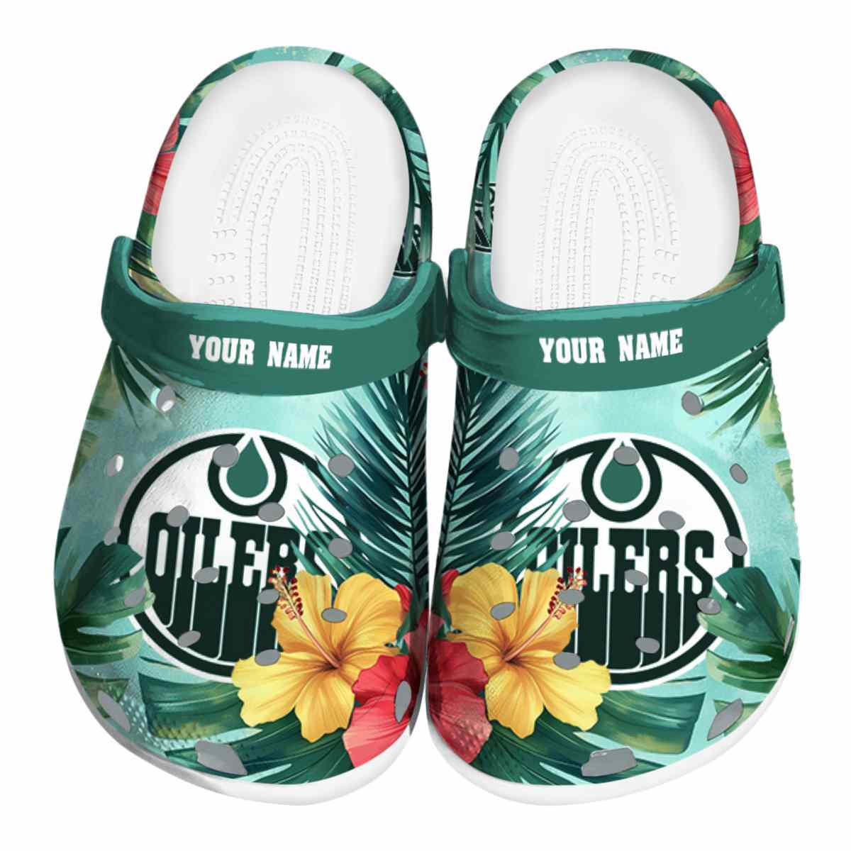 footwearmerch edmonton oilers nhl sport crocs crocband clogs shoes comfortable for men women and kids atdtp