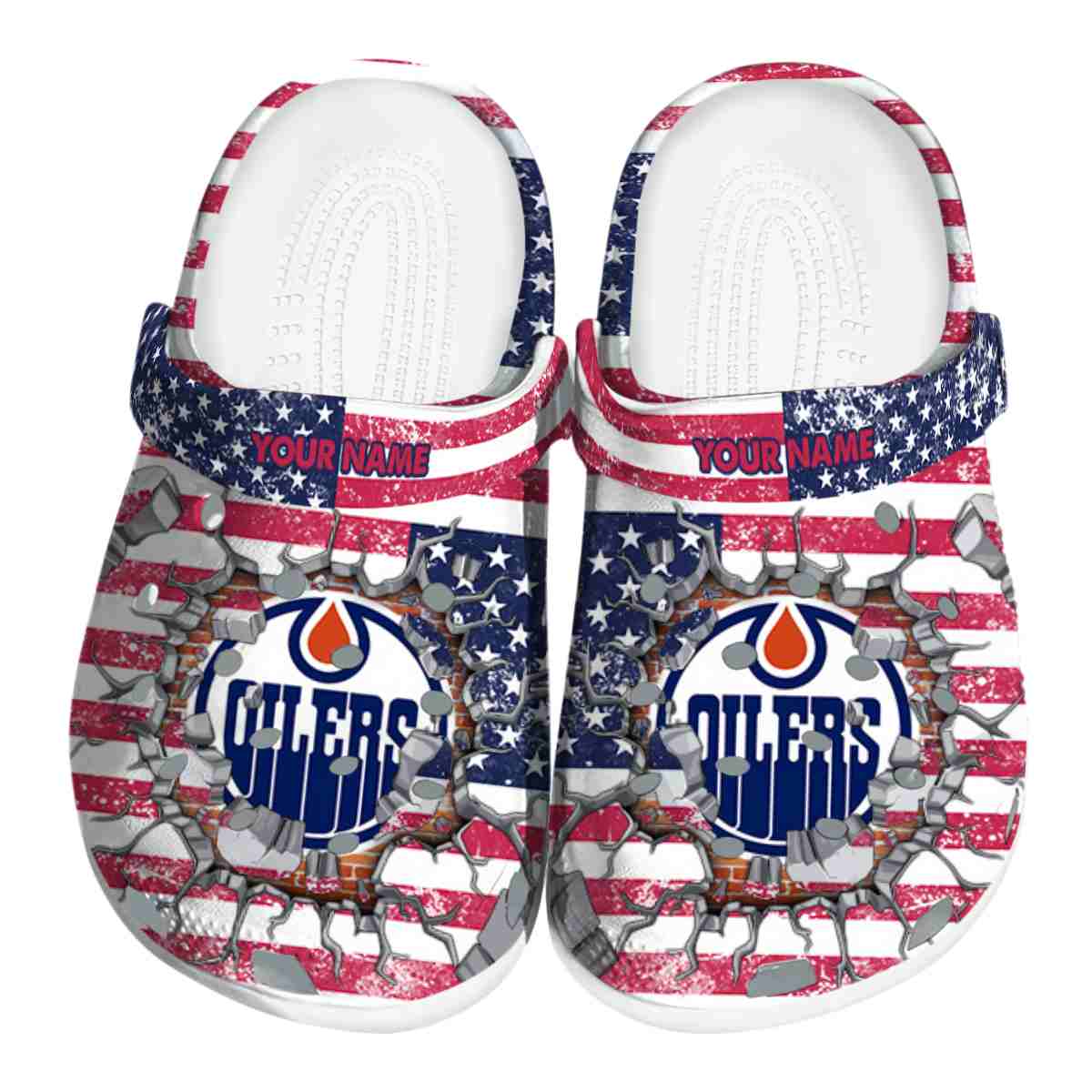 footwearmerch edmonton oilers nhl sport crocs crocband clogs shoes comfortable for men women and kids m5kmd