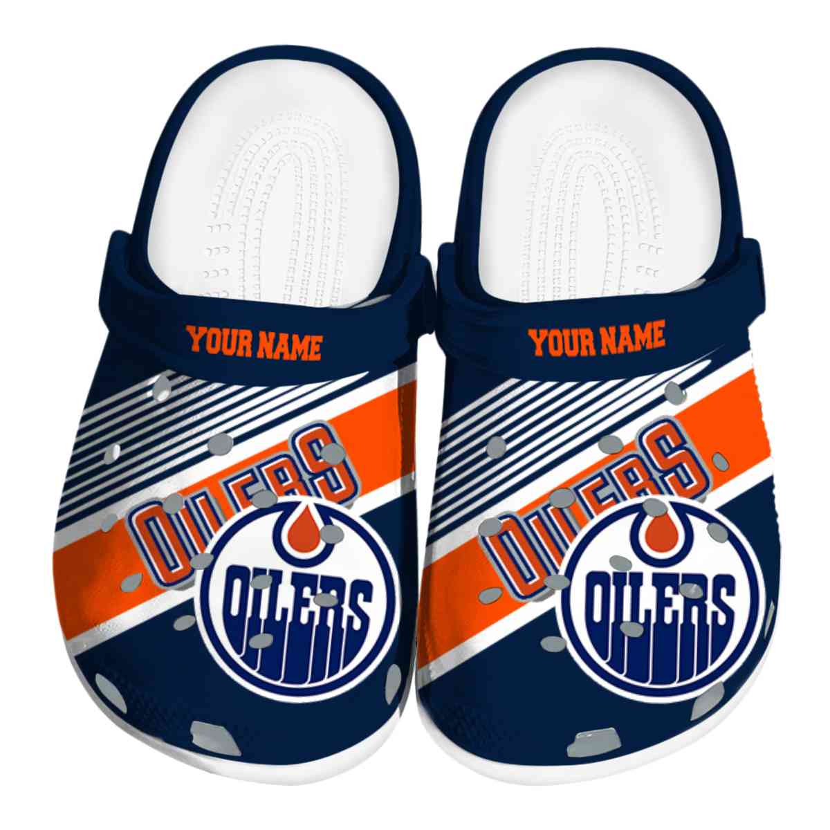 footwearmerch edmonton oilers nhl sport crocs crocband clogs shoes comfortable for men women and kids u9wln