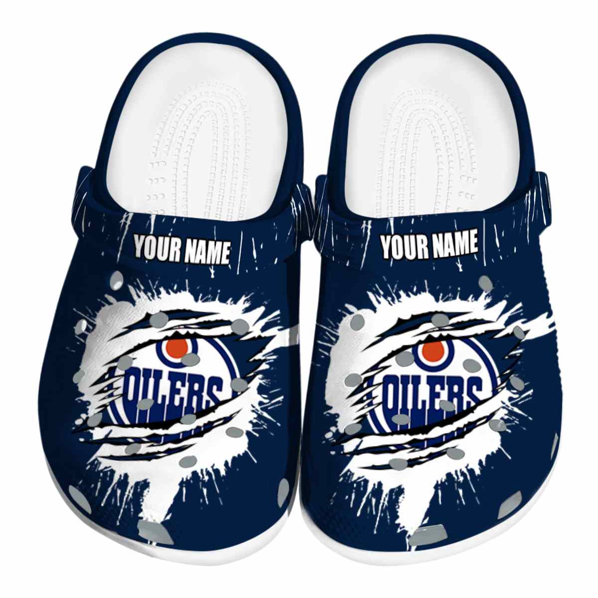 footwearmerch edmonton oilers nhl sport crocs crocband clogs shoes comfortable for men women and kids xxxna