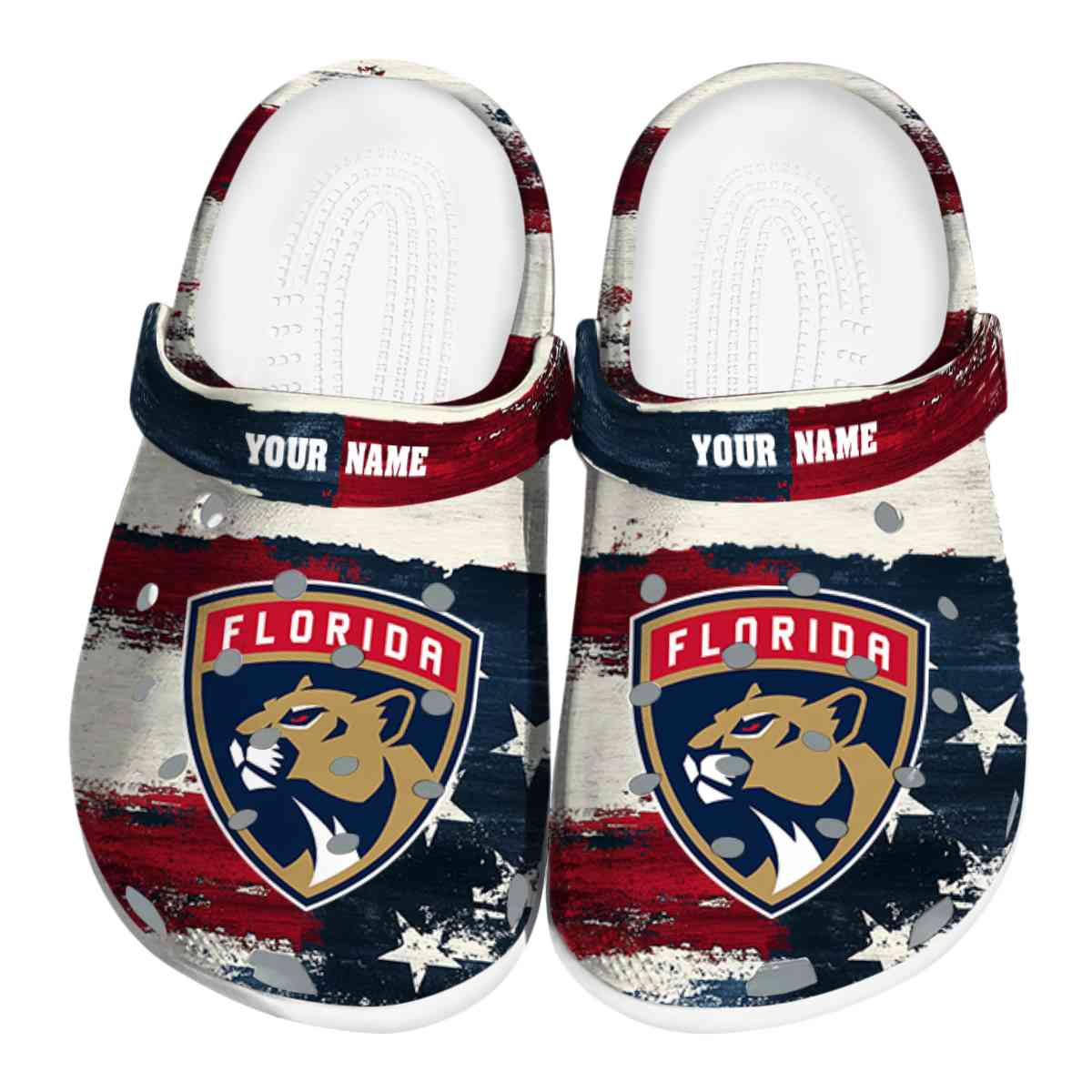 footwearmerch florida panthers nhl sport crocs crocband clogs shoes comfortable for men women and kids 6c3a0