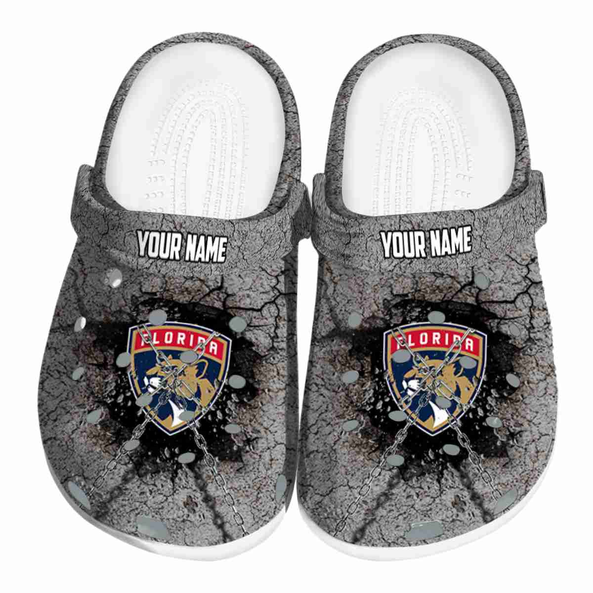 footwearmerch florida panthers nhl sport crocs crocband clogs shoes comfortable for men women and kids cy1yr