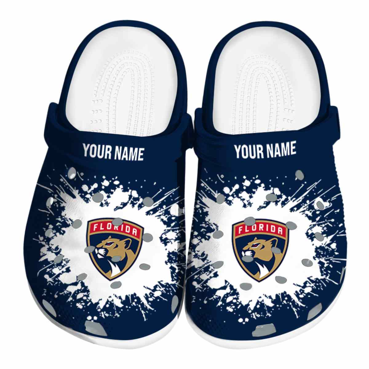 footwearmerch florida panthers nhl sport crocs crocband clogs shoes comfortable for men women and kids horta
