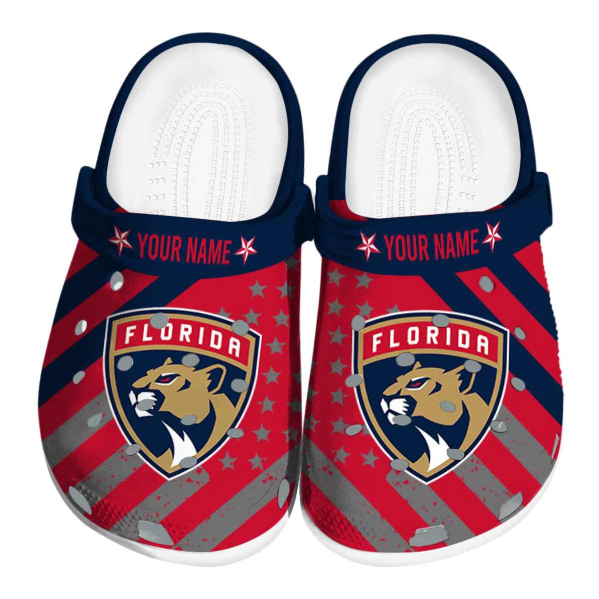 footwearmerch florida panthers nhl sport crocs crocband clogs shoes comfortable for men women and kids iqu0m