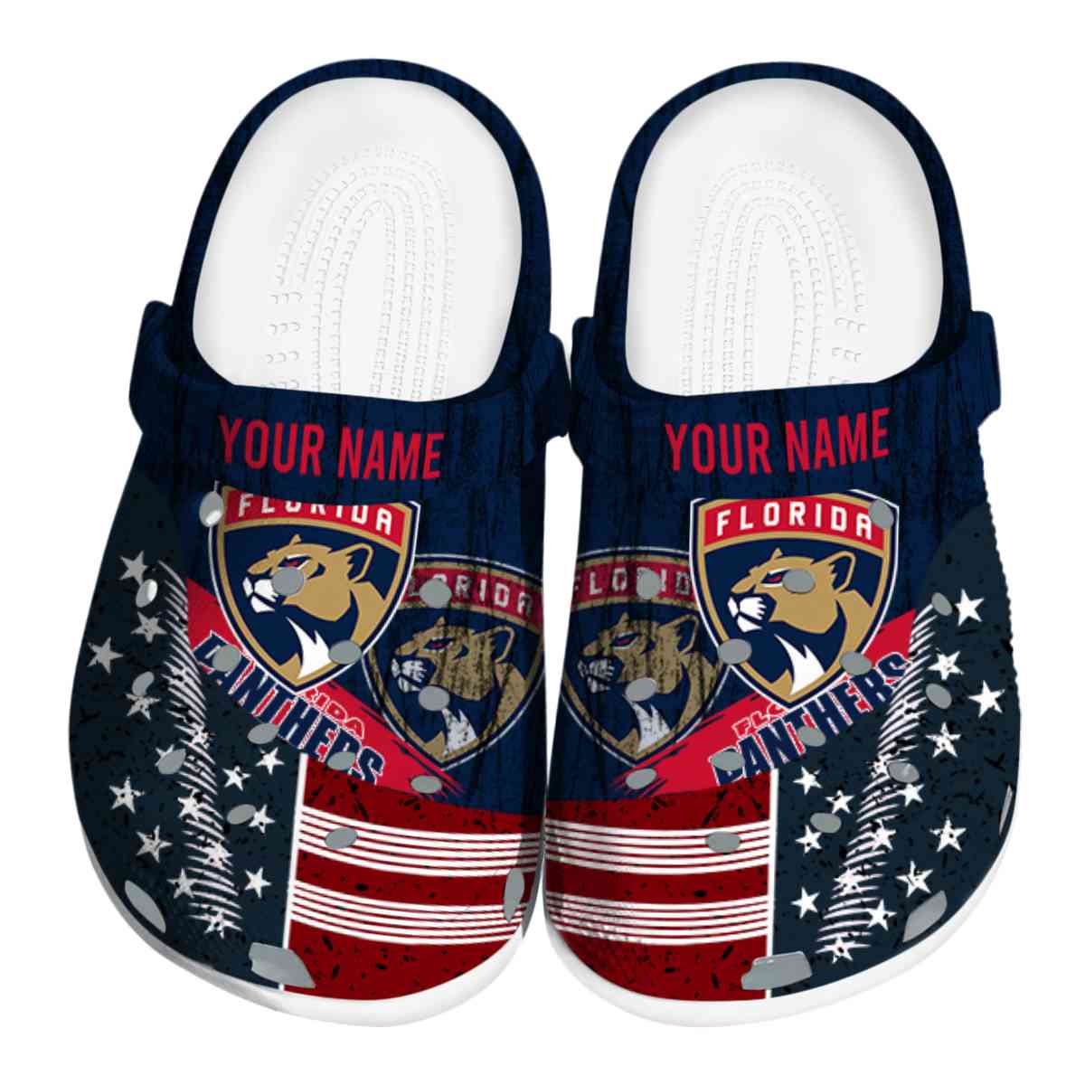 footwearmerch florida panthers nhl sport crocs crocband clogs shoes comfortable for men women and kids jv2my