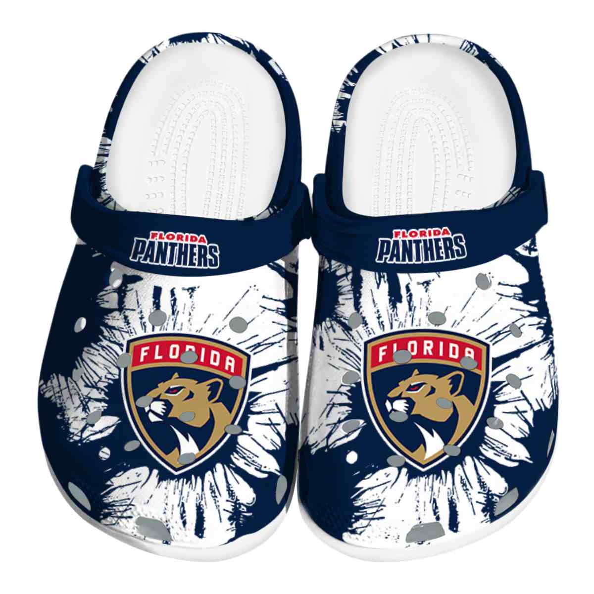 footwearmerch florida panthers nhl sport crocs crocband clogs shoes comfortable for men women and kids ocsaz