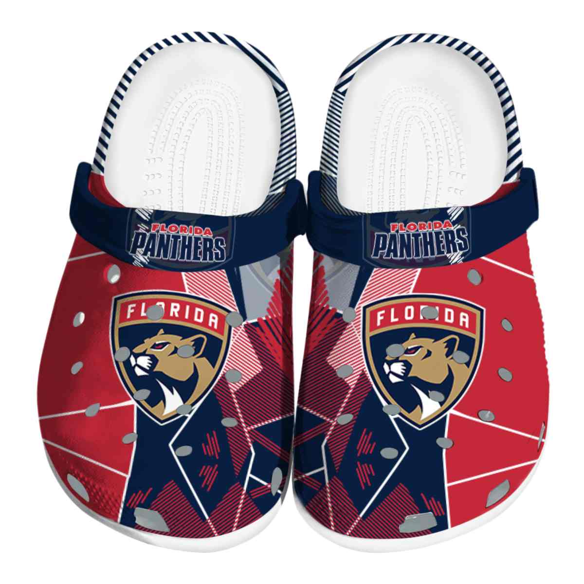 footwearmerch florida panthers nhl sport crocs crocband clogs shoes comfortable for men women and kids p9sdu
