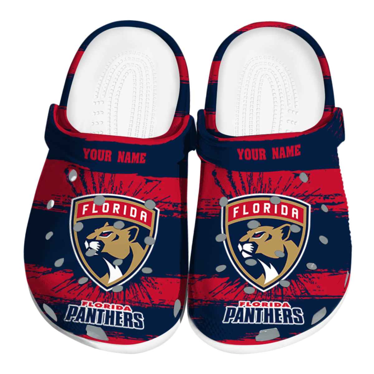 footwearmerch florida panthers nhl sport crocs crocband clogs shoes comfortable for men women and kids qt5k1