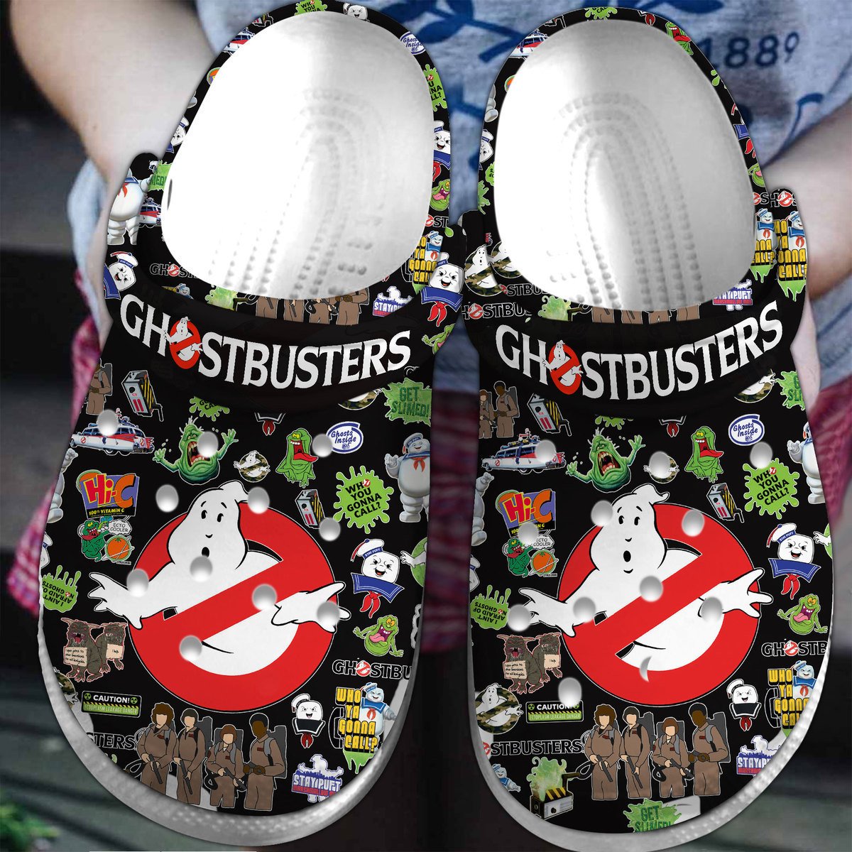 footwearmerch ghostbusters tv series crocs crocband clogs shoes comfortable for men women and kids uddtd