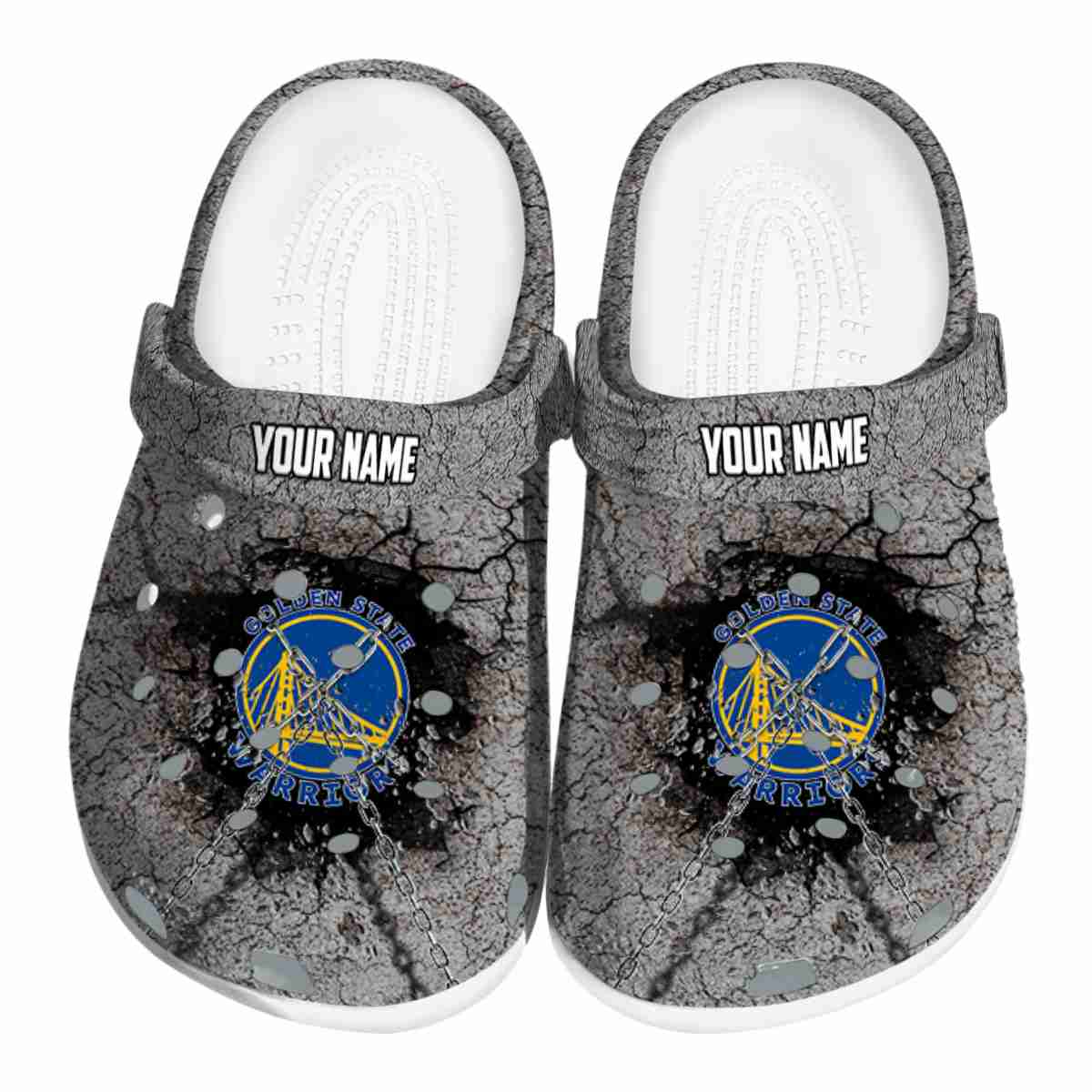 footwearmerch golden state warriors nba sport crocs crocband clogs shoes comfortable for men women and kids 4nvcy