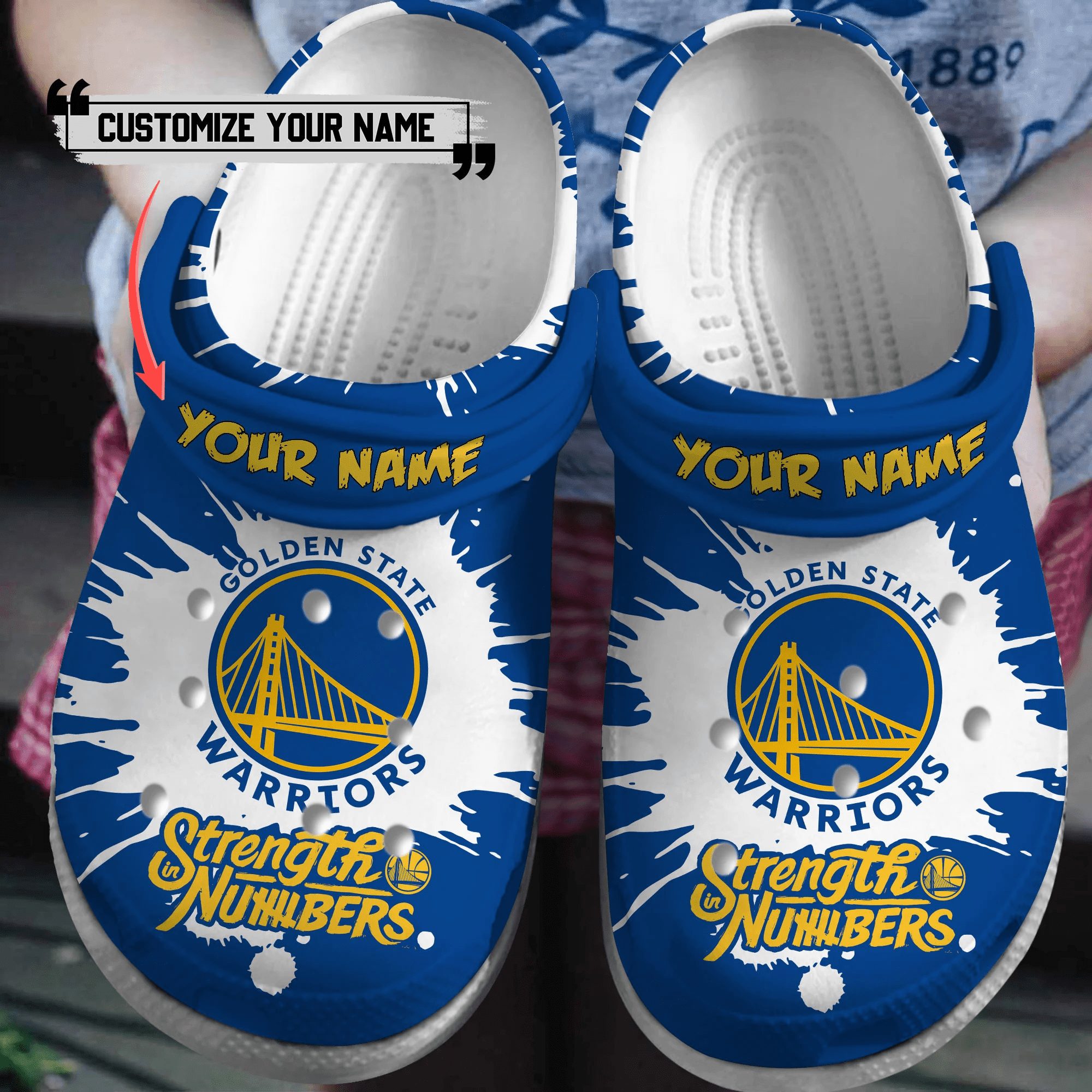 footwearmerch golden state warriors nba sport crocs crocband clogs shoes comfortable for men women and kids fk2wn