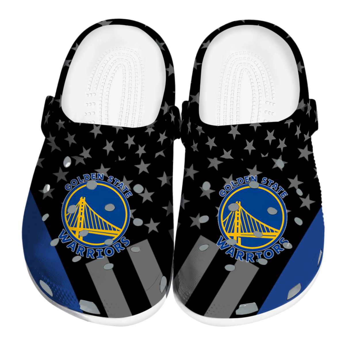 footwearmerch golden state warriors nba sport crocs crocband clogs shoes comfortable for men women and kids llujk