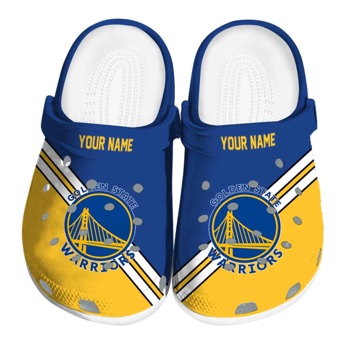 footwearmerch golden state warriors nba sport crocs crocband clogs shoes comfortable for men women and kids pr6nr