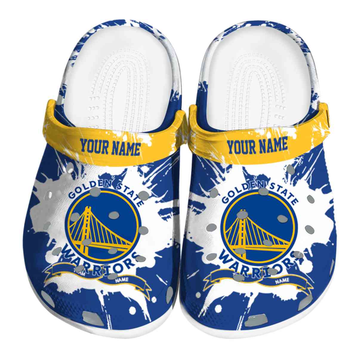 footwearmerch golden state warriors nba sport crocs crocband clogs shoes comfortable for men women and kids psiw0