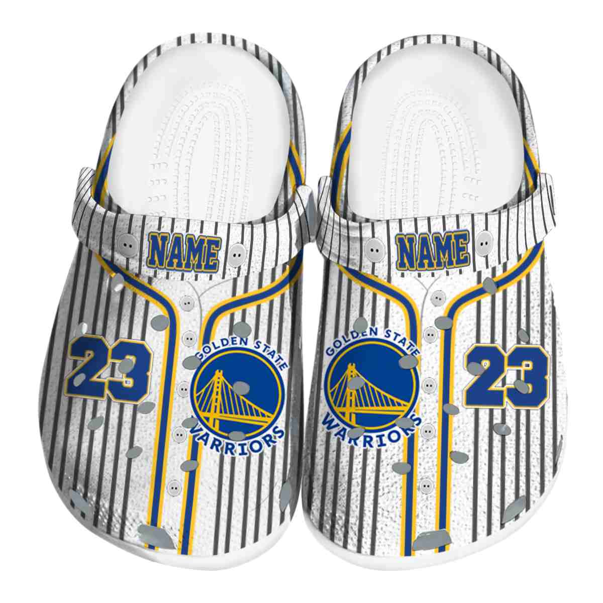 footwearmerch golden state warriors nba sport crocs crocband clogs shoes comfortable for men women and kids w3oxm