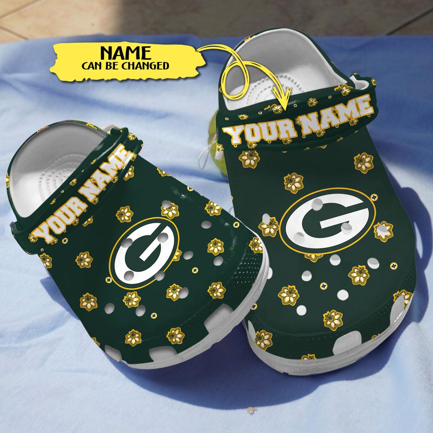 footwearmerch green bay packers nfl sport crocs crocband clogs shoes comfortable for men women and kids 0ii3y