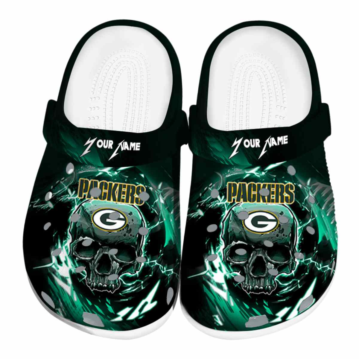 footwearmerch green bay packers nfl sport crocs crocband clogs shoes comfortable for men women and kids 4yjjb