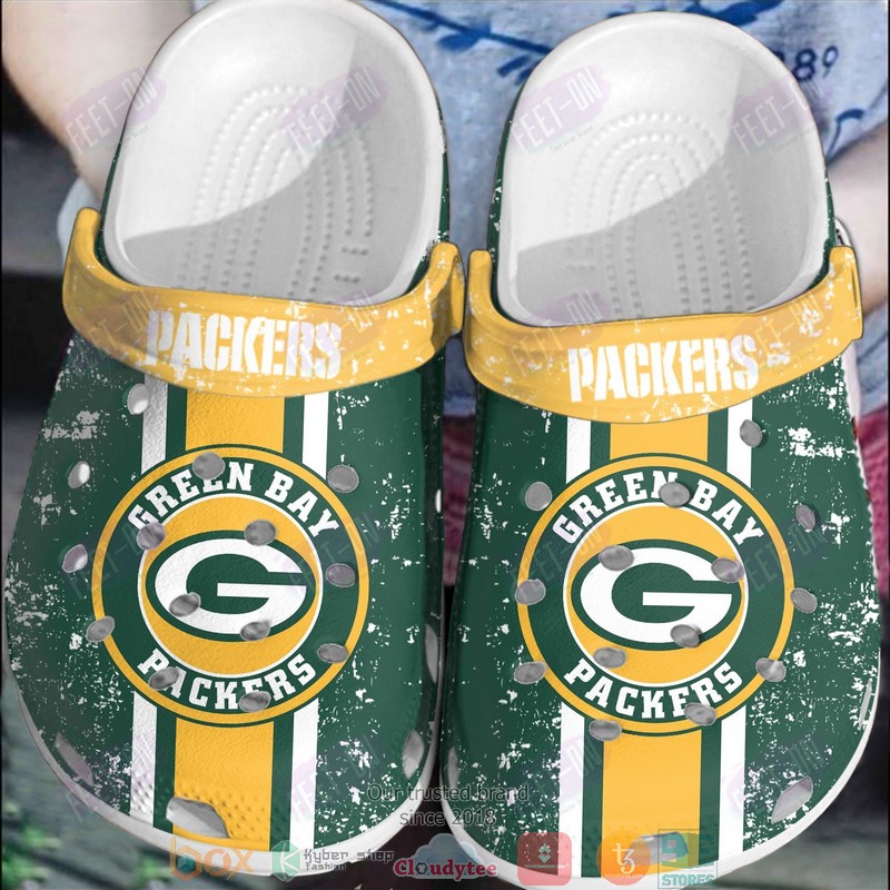 footwearmerch green bay packers nfl sport crocs crocband clogs shoes comfortable for men women and kids jbtqv