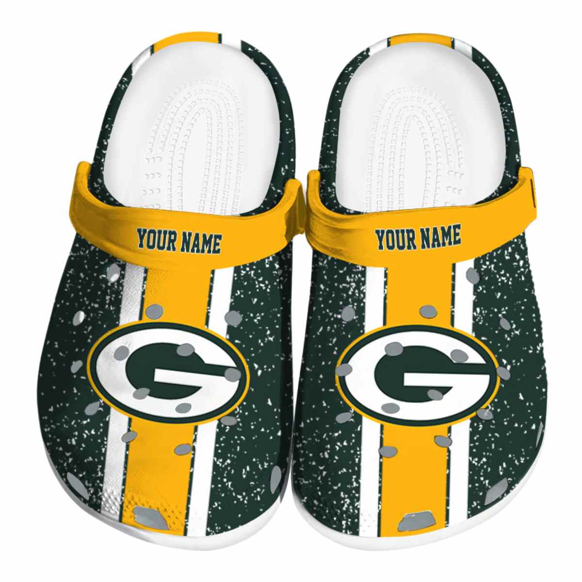 footwearmerch green bay packers nfl sport crocs crocband clogs shoes comfortable for men women and kids l9odj