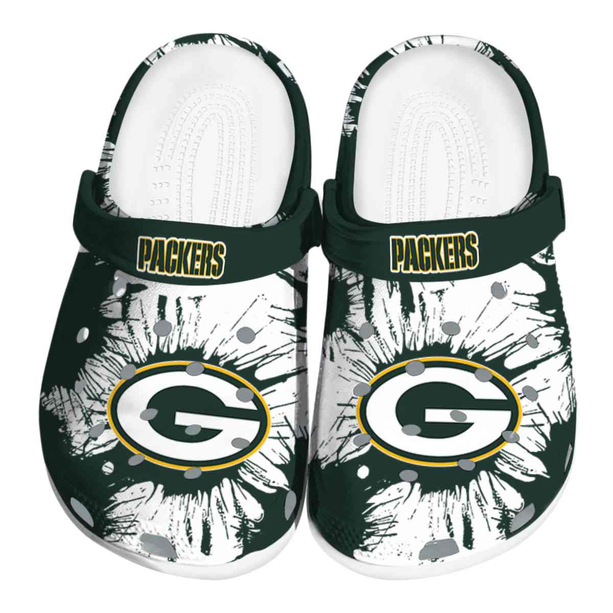 footwearmerch green bay packers nfl sport crocs crocband clogs shoes comfortable for men women and kids nh0c9