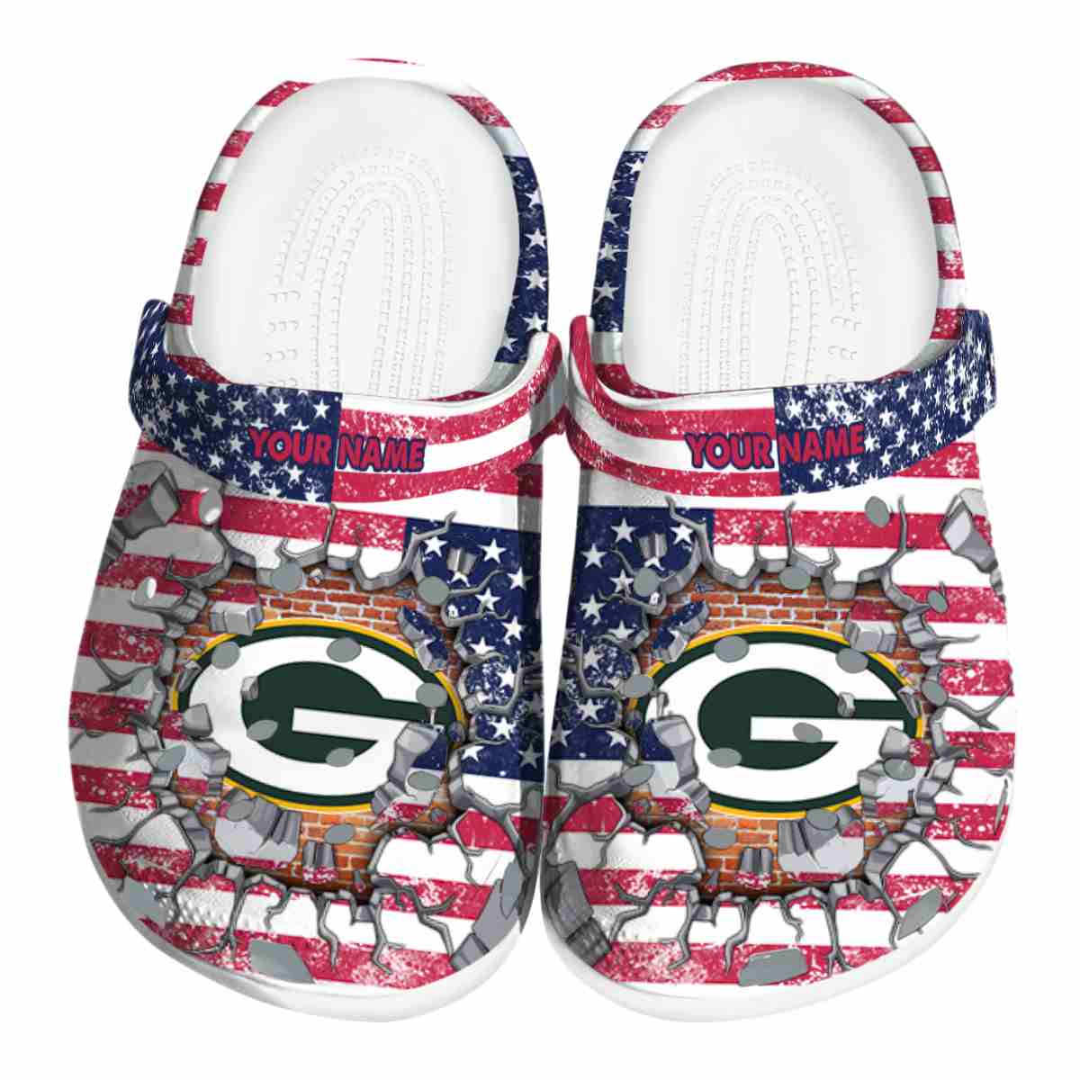 footwearmerch green bay packers nfl sport crocs crocband clogs shoes comfortable for men women and kids o2axy