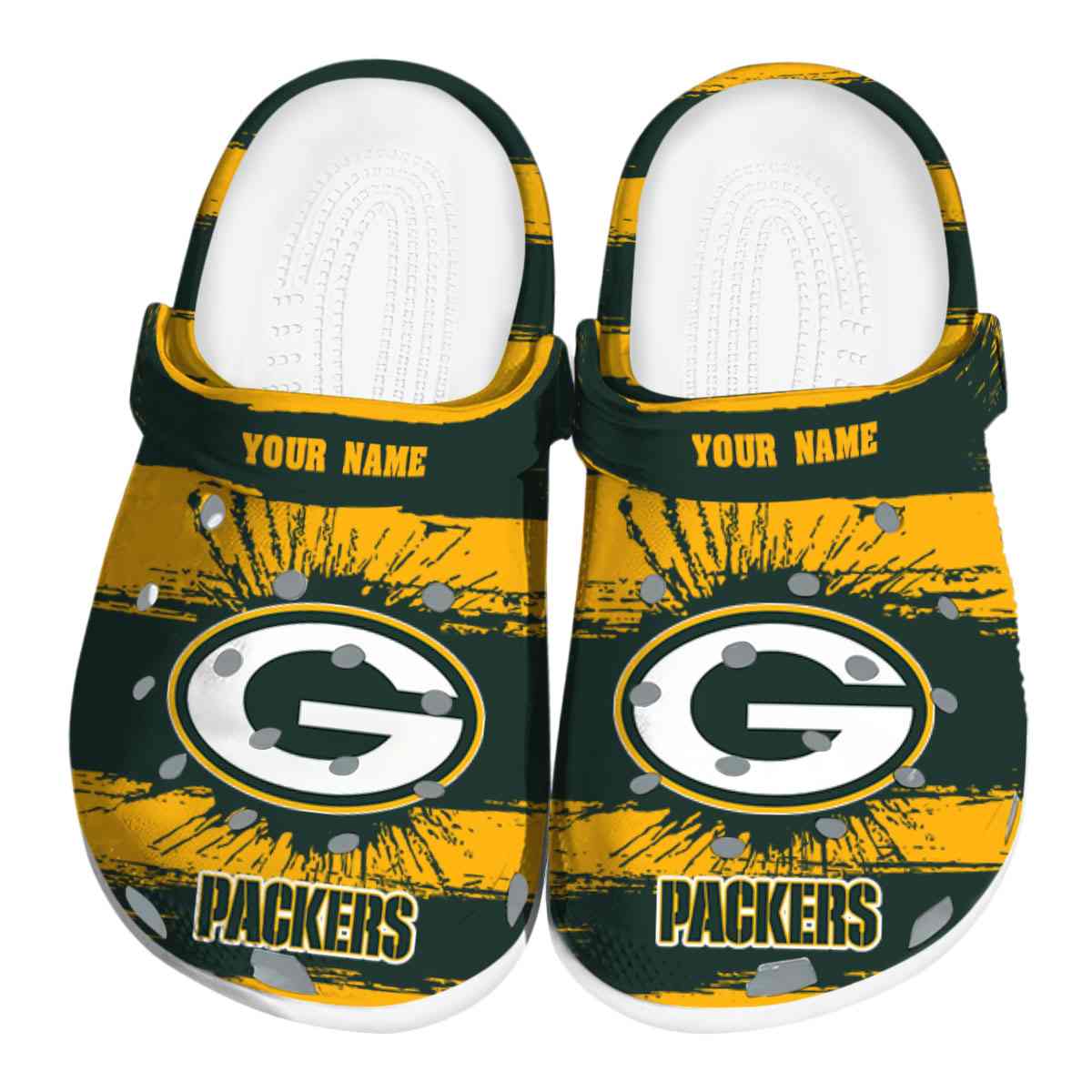 footwearmerch green bay packers nfl sport crocs crocband clogs shoes comfortable for men women and kids onw2e