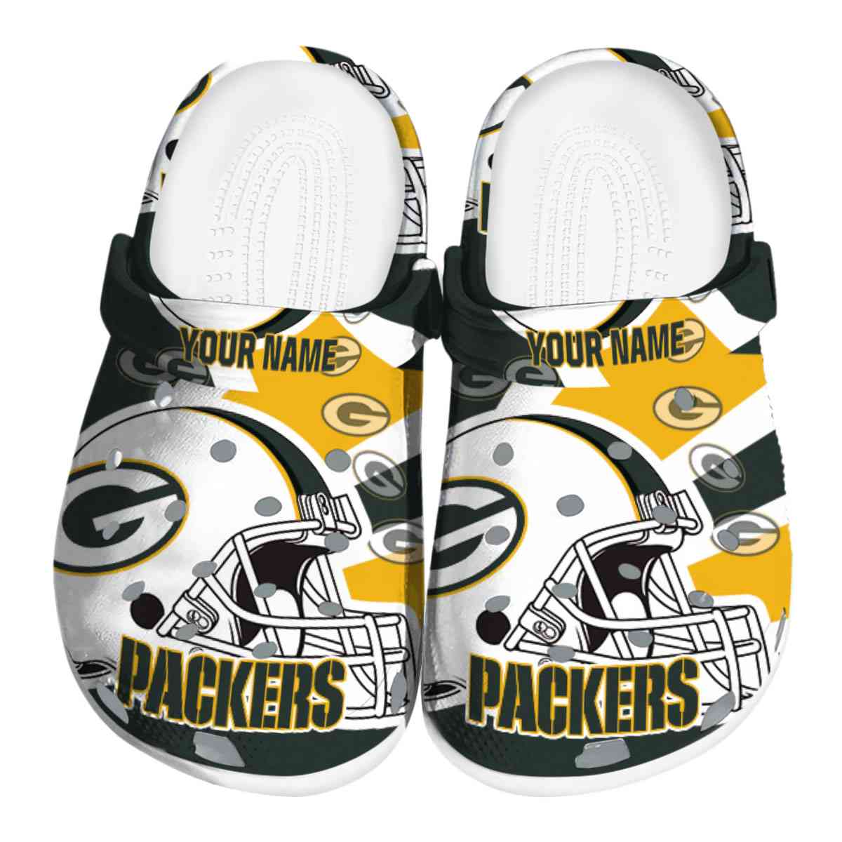 footwearmerch green bay packers nfl sport crocs crocband clogs shoes comfortable for men women and kids rbxz4
