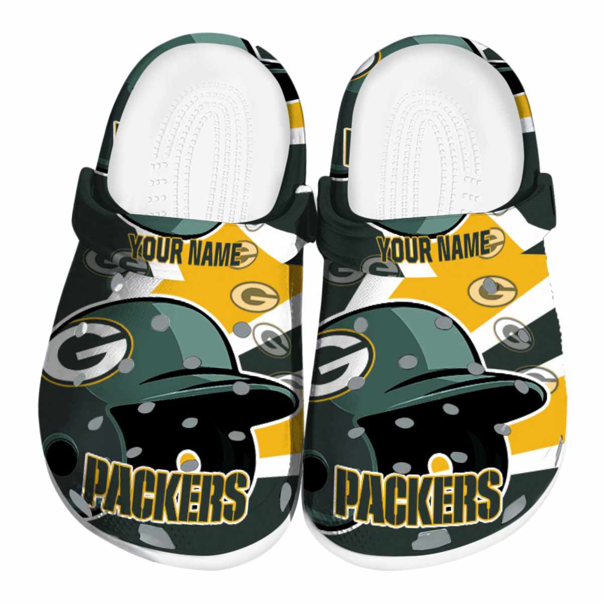 footwearmerch green bay packers nfl sport crocs crocband clogs shoes comfortable for men women and kids rlzex