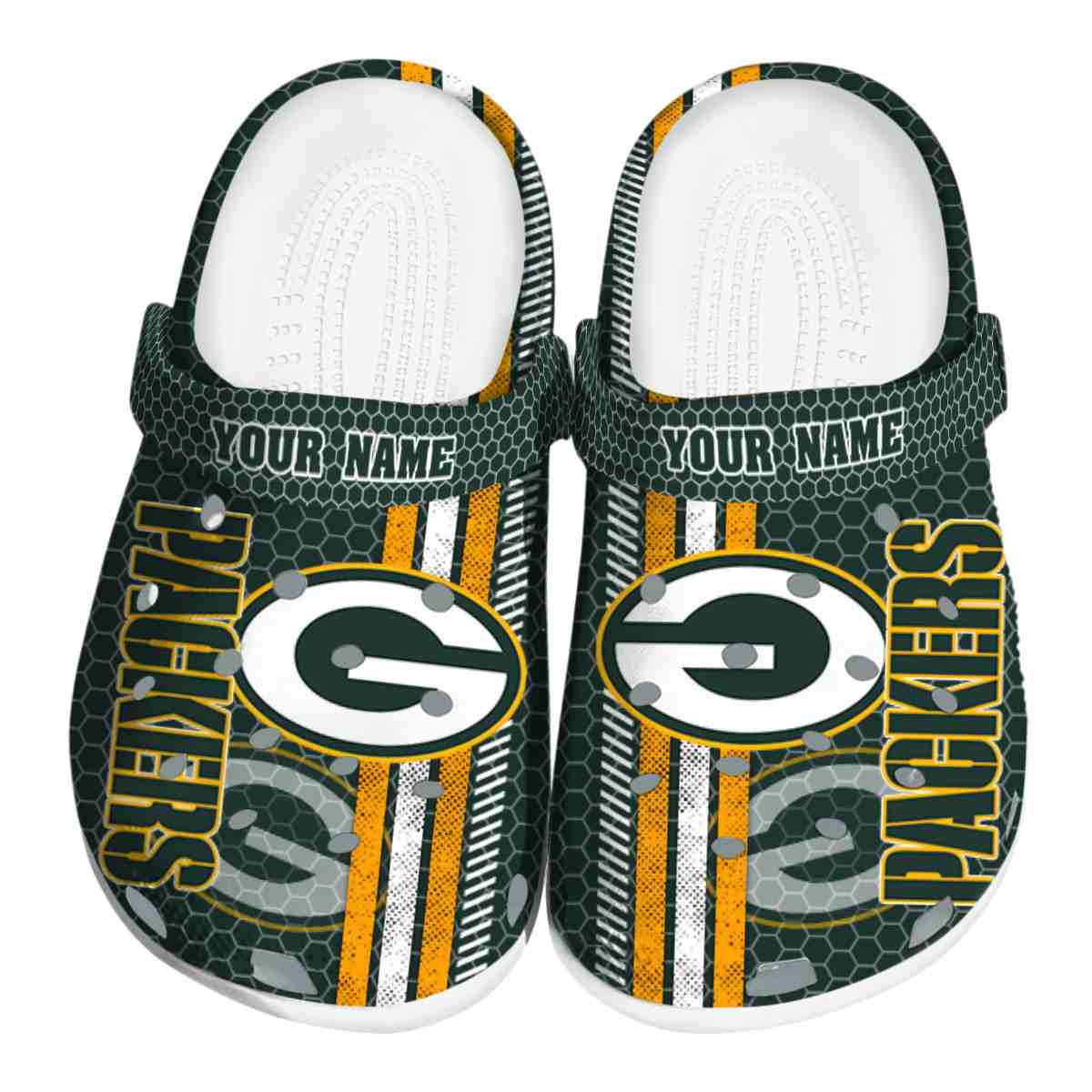 footwearmerch green bay packers nfl sport crocs crocband clogs shoes comfortable for men women and kids tpddg