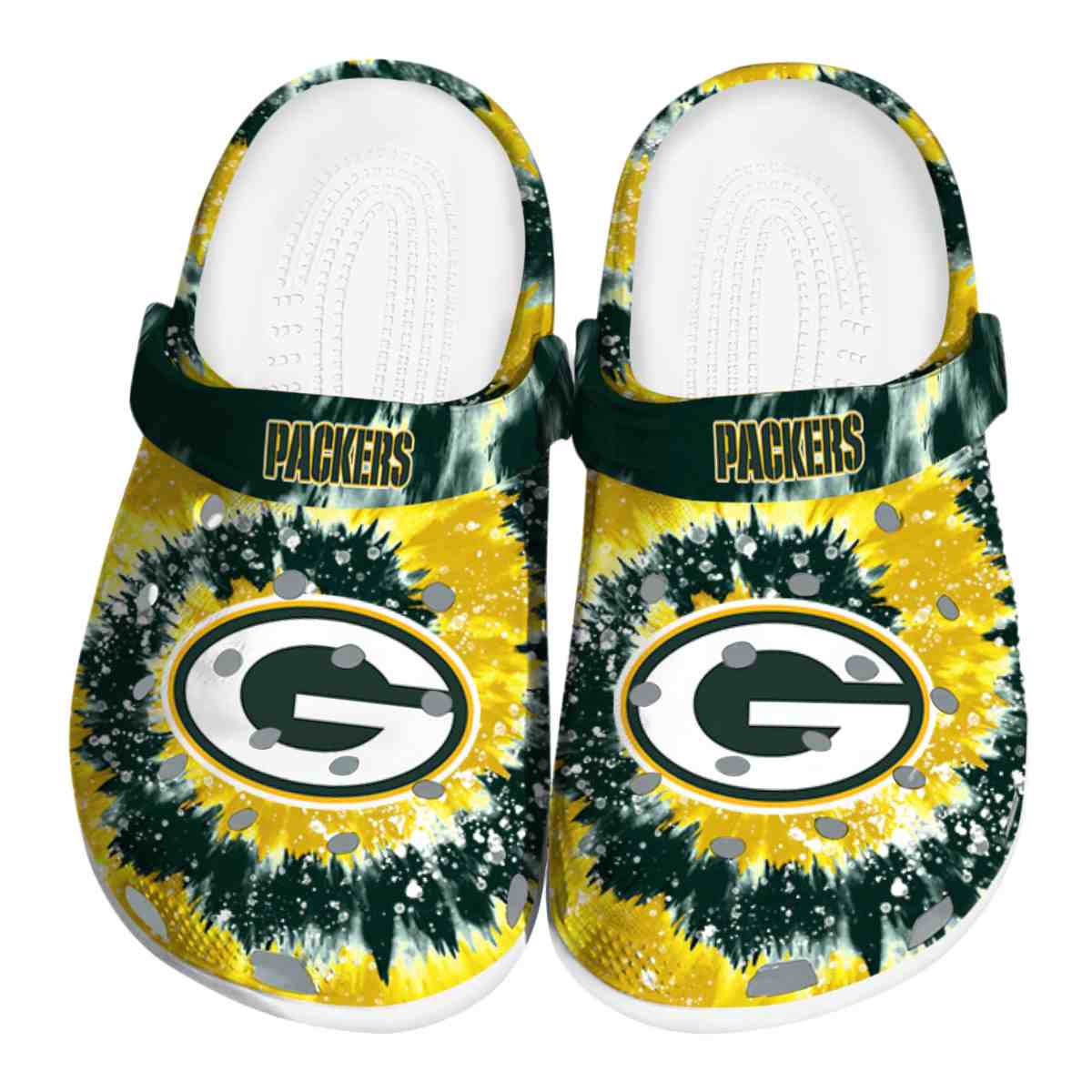 footwearmerch green bay packers nfl sport crocs crocband clogs shoes comfortable for men women and kids vljki