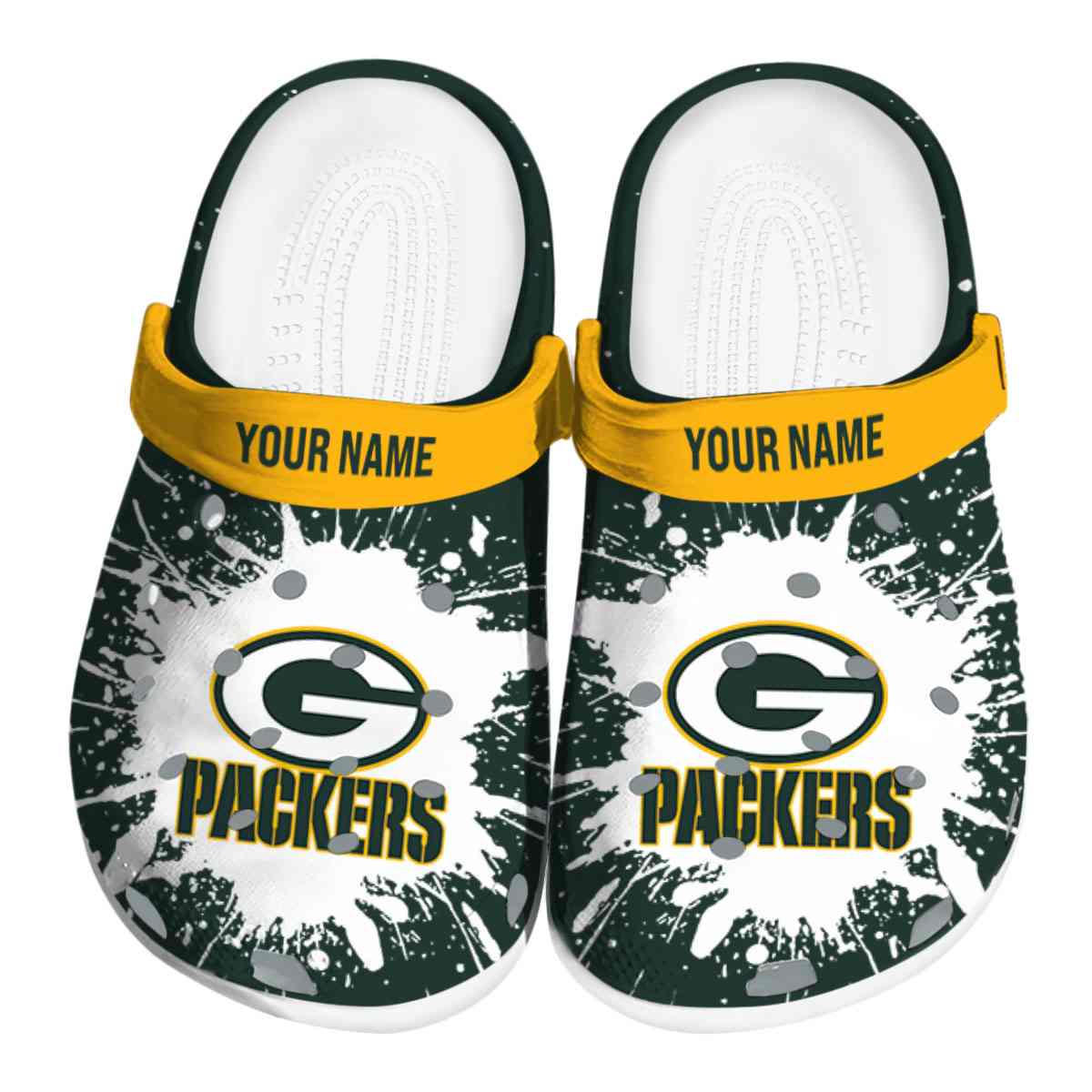 footwearmerch green bay packers nfl sport crocs crocband clogs shoes comfortable for men women and kids xneo0