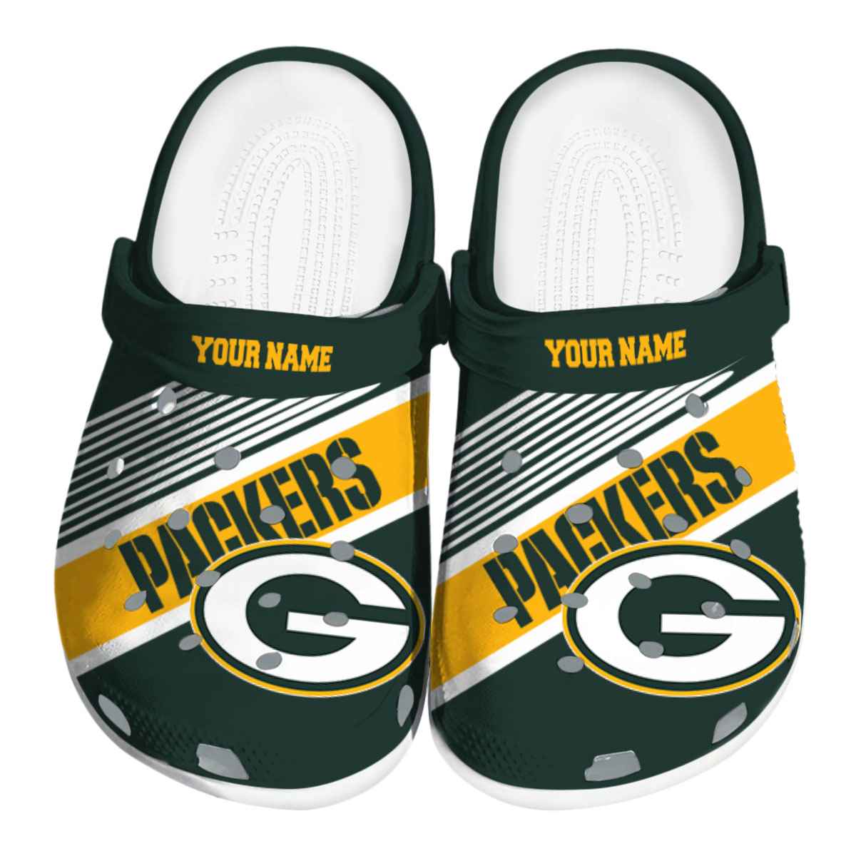 footwearmerch green bay packers nfl sport crocs crocband clogs shoes comfortable for men women and kids zo6uh
