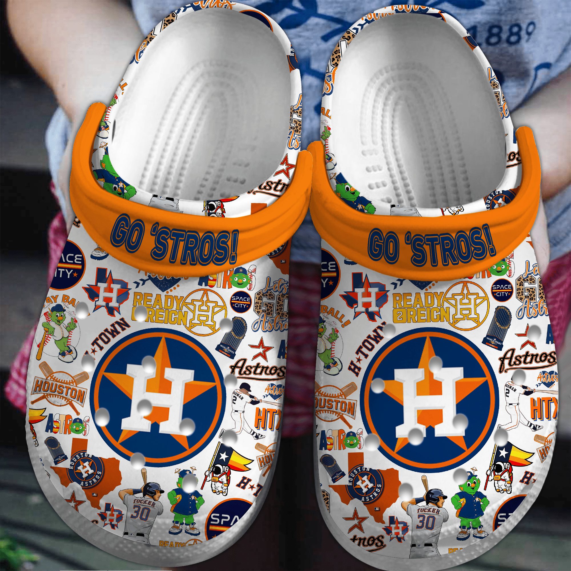 footwearmerch houston astros mlb sport crocs crocband clogs shoes comfortable for men women and kids am0gs