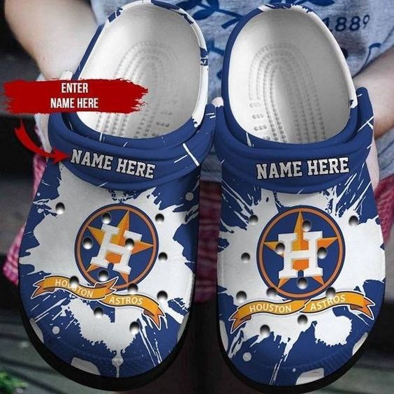 footwearmerch houston astros mlb sport crocs crocband clogs shoes comfortable for men women and kids lbgc1
