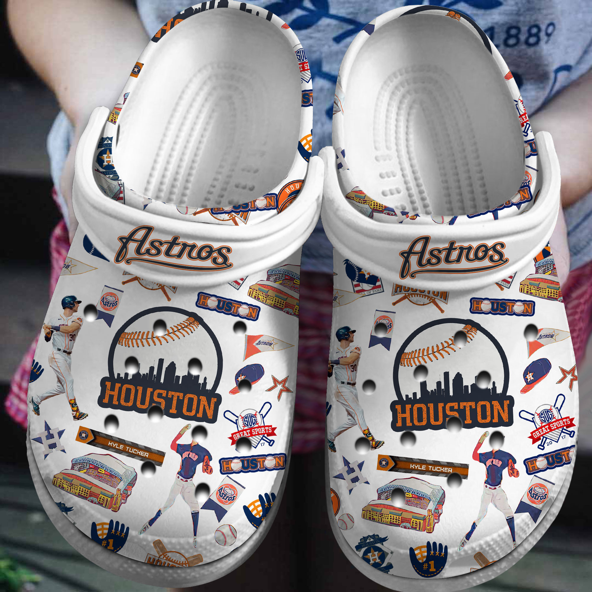 footwearmerch houston astros mlb sport crocs crocband clogs shoes comfortable for men women and kids q6vch