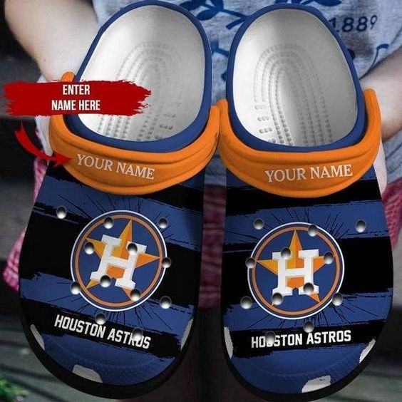 footwearmerch houston astros mlb sport crocs crocband clogs shoes comfortable for men women and kids r7knh