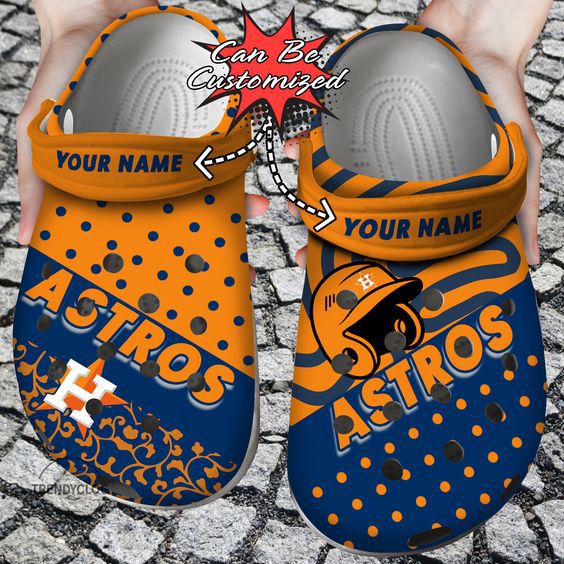 footwearmerch houston astros mlb sport crocs crocband clogs shoes comfortable for men women and kids uxjgr