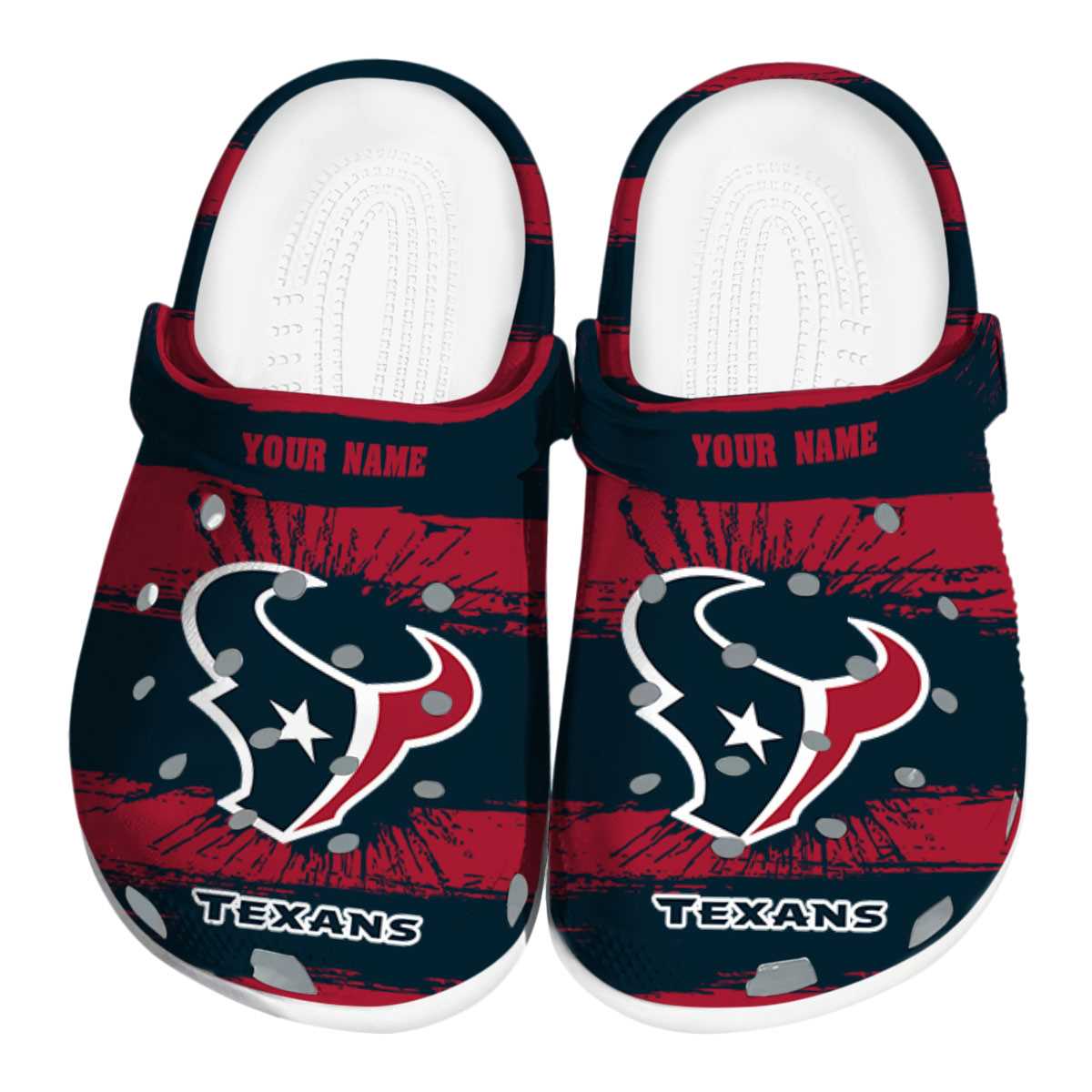 footwearmerch houston texans nfl sport crocs crocband clogs shoes comfortable for men women and kids kgpkc
