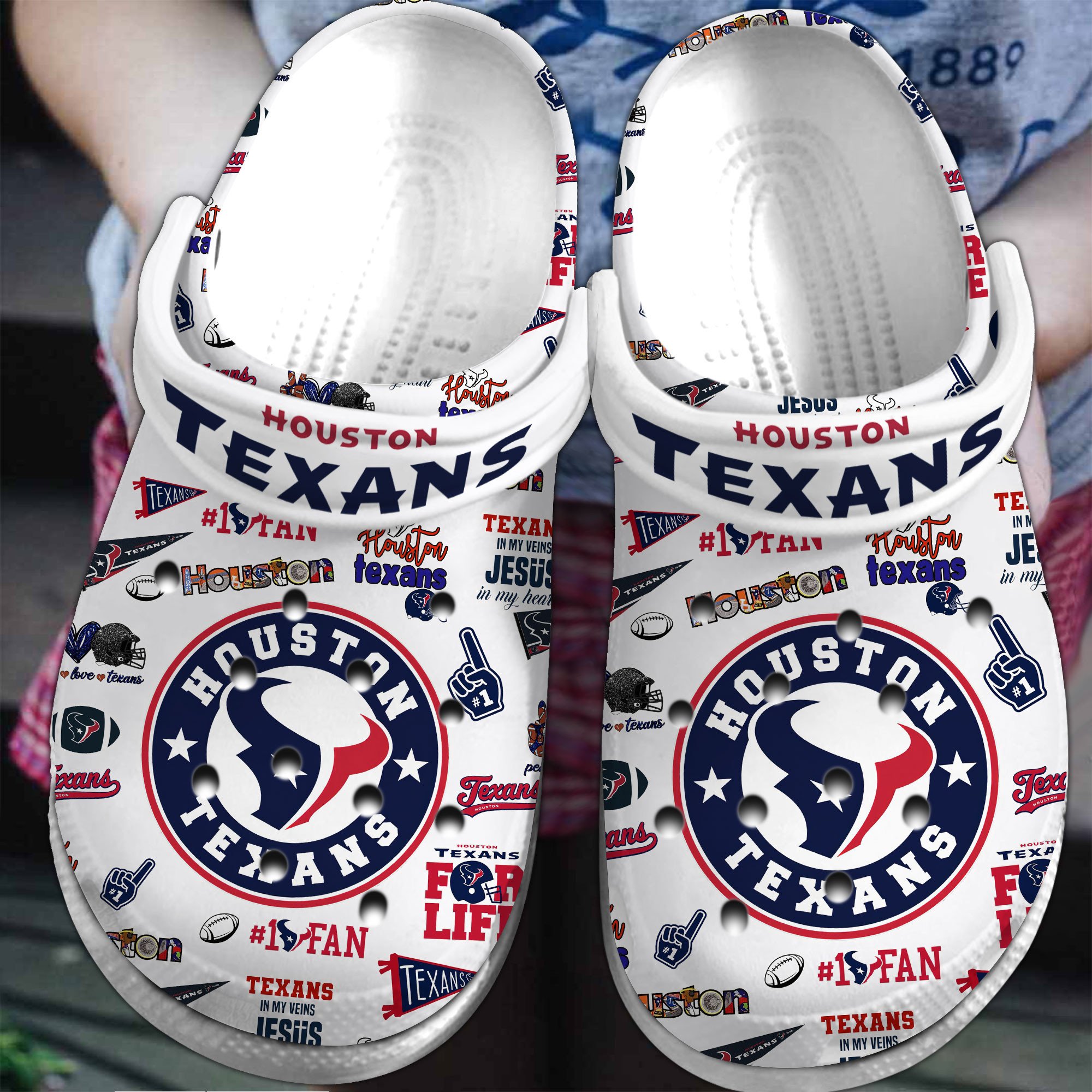 footwearmerch houston texans nfl sport crocs crocband clogs shoes comfortable for men women and kids kv3f9