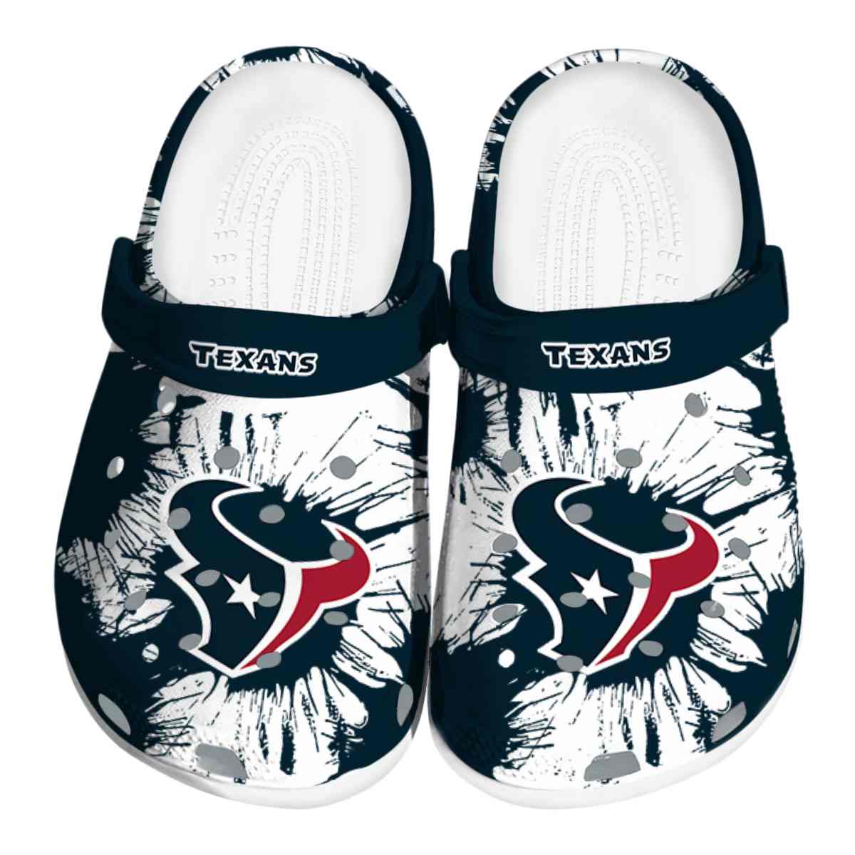 footwearmerch houston texans nfl sport crocs crocband clogs shoes comfortable for men women and kids lkou8
