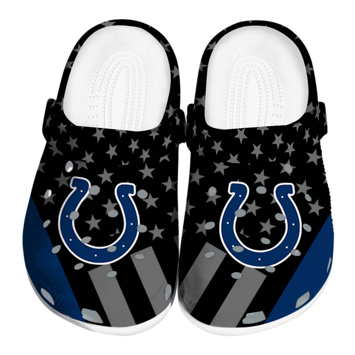 footwearmerch indianapolis colts nfl sport crocs crocband clogs shoes comfortable for men women and kids 4bzpm