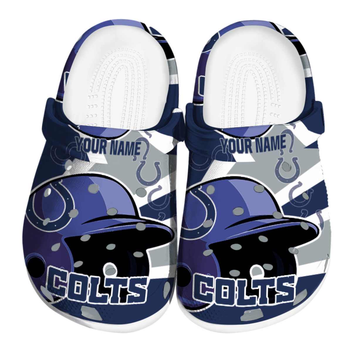 footwearmerch indianapolis colts nfl sport crocs crocband clogs shoes comfortable for men women and kids 7r3qu
