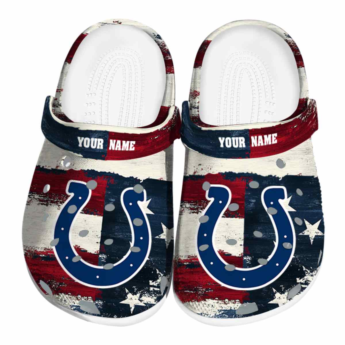 footwearmerch indianapolis colts nfl sport crocs crocband clogs shoes comfortable for men women and kids hnzaw